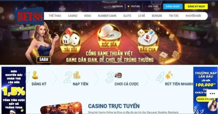 App game bet88 rất nhiều trò chơi 